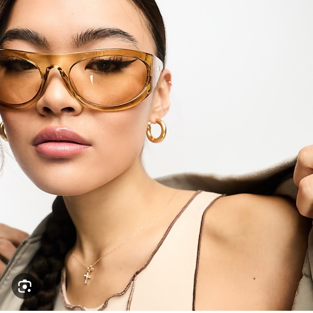 LE SPECS Yellow Trash Trix Sunglasses